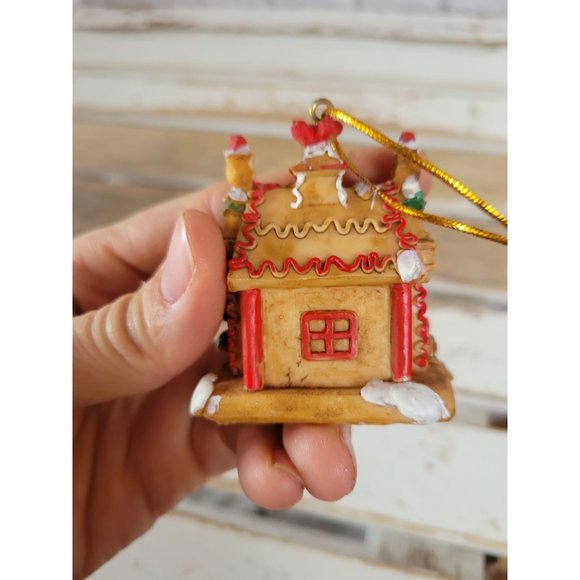 Candy gingerbread household ornament vintage Xmas mini tree - Picture 4 of 8
